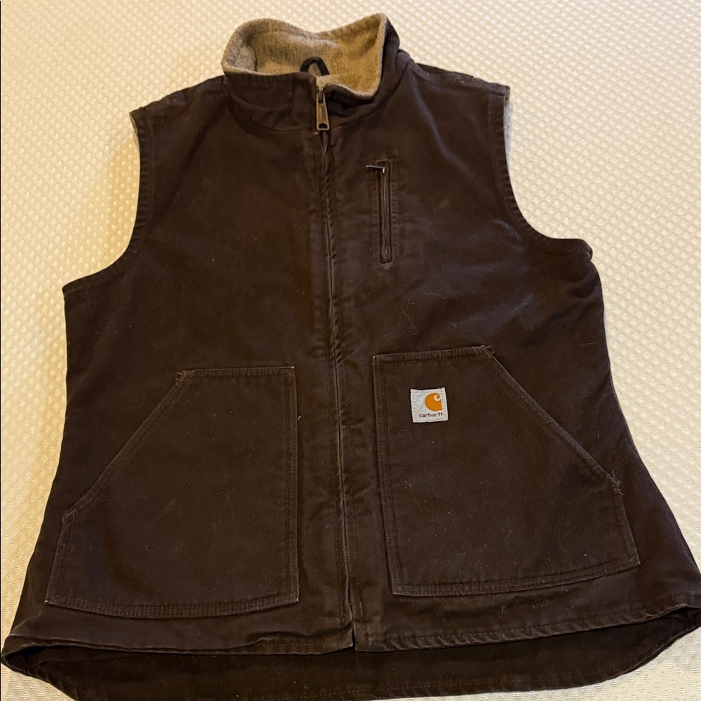Carhartt Dark Brown Sleeveless Vest